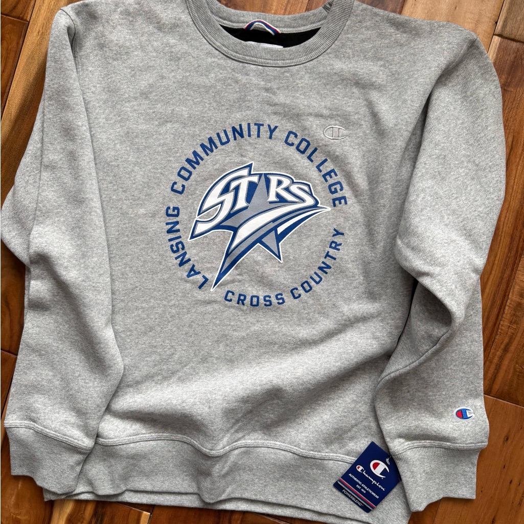 Lansing Community College Stars Crewneck Champion Brand